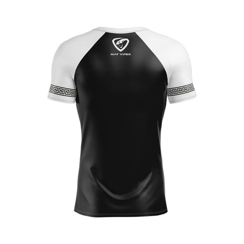 Black/White Denny Prokopos Signature Rash Guard
