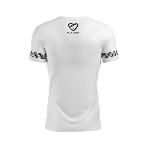 White Denny Prokopos Signature Rash Guard
