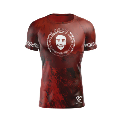 Denny Prokopos Signature Greek God of Smoke and Fire Rash Guard