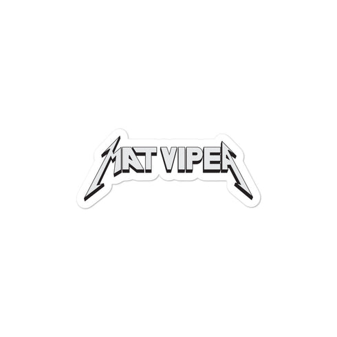The Mat Viper Metal Stickers