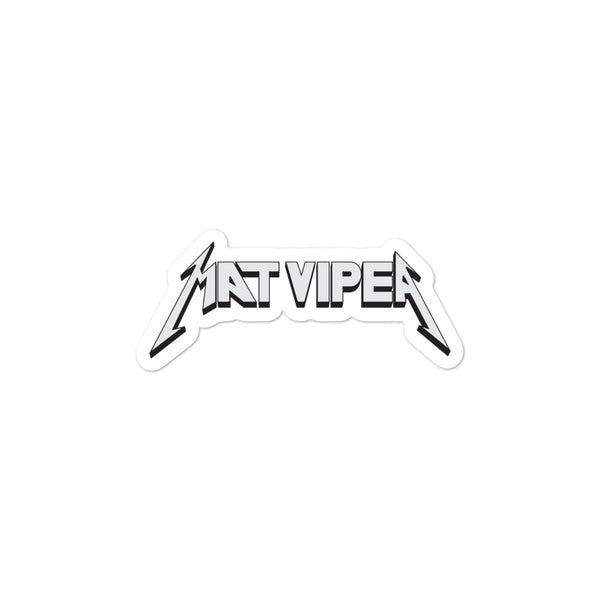 The Mat Viper Metal Stickers