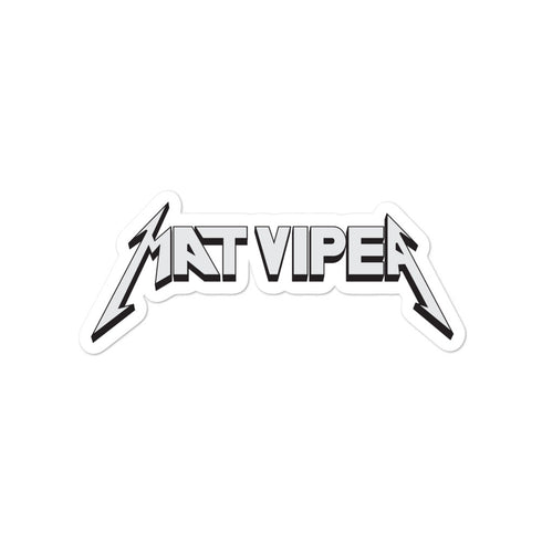 The Mat Viper Metal Stickers