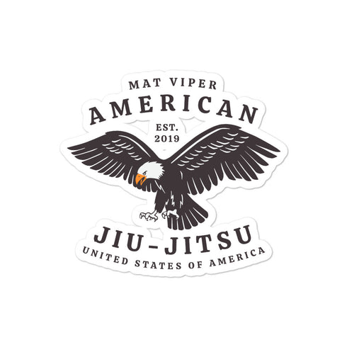 American Jiu-Jitsu Eagle Sticker