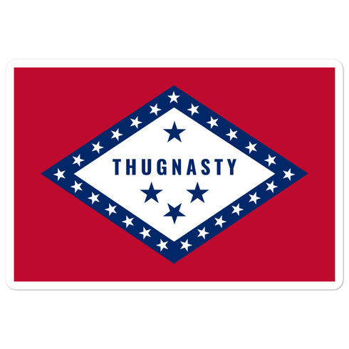 Bryce Mitchell's Thug Nasty Arkansas Flag Sticker