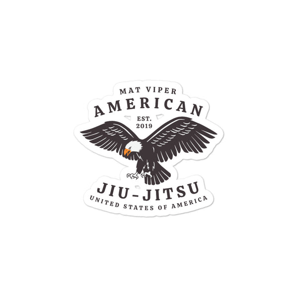American Jiu-Jitsu Eagle Sticker