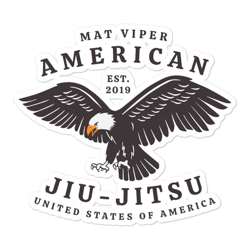 American Jiu-Jitsu Eagle Sticker