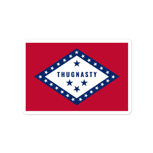 Bryce Mitchell's Thug Nasty Arkansas Flag Sticker